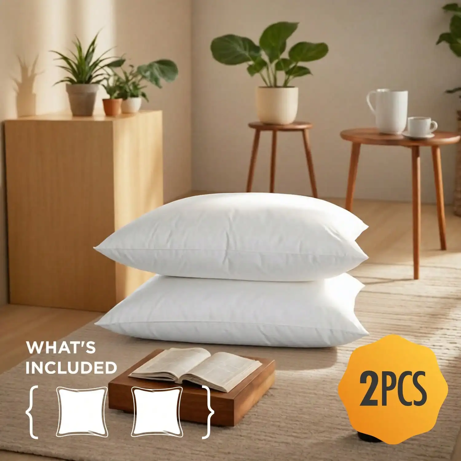 2‑Pack & 4‑Pack 12x20 18x18 De - đánh giá và giá Pillow Insert 18X18