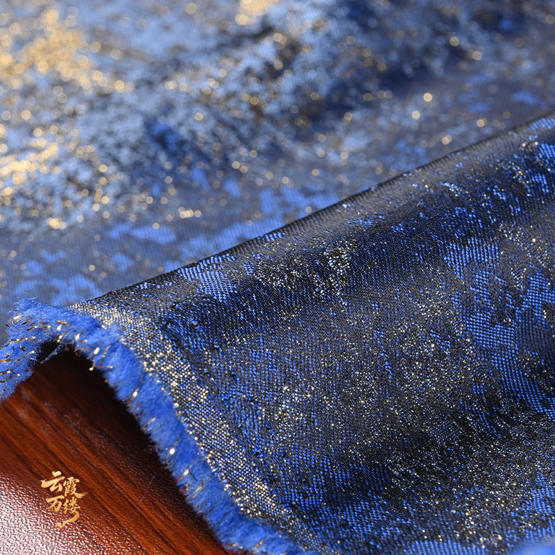 Retro Blue Gilded Gradient Tex - đánh giá và giá Home Textiles Usa