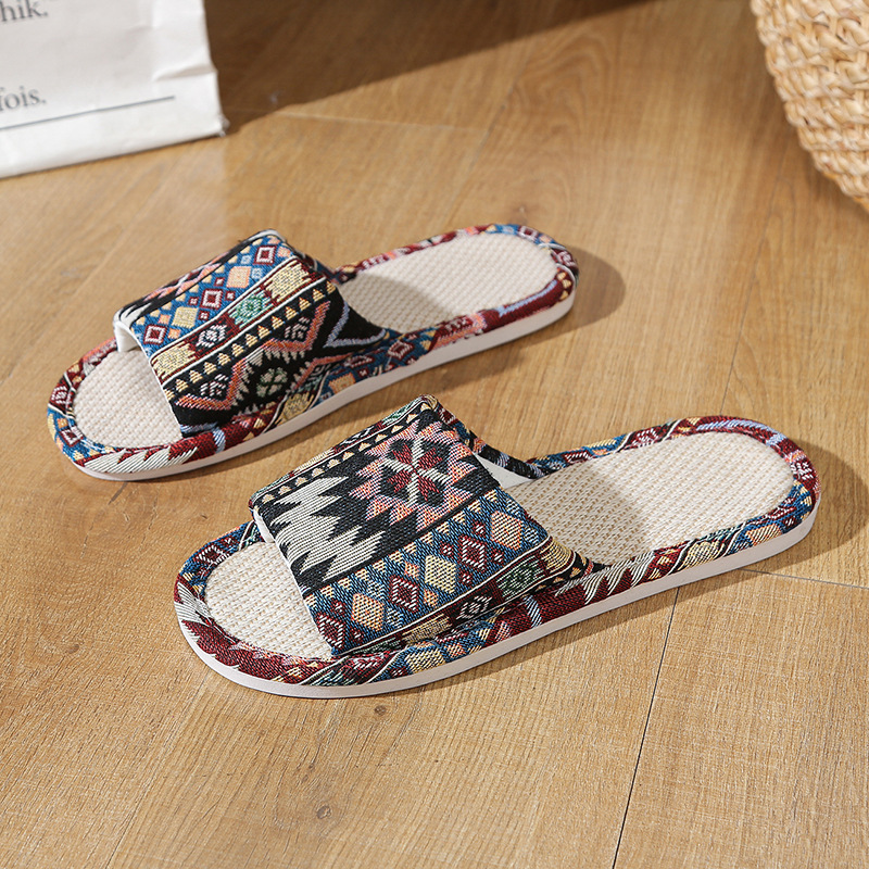 Natural Linen Sandals For Wome - đánh giá và giá Home Textile